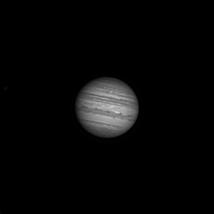 Jupiter photographed in IR light
